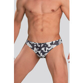 Cut4Men Low Rise Bikini Brief C4M01 Shadow Camo White