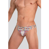 Cut4Men Low Rise Bikini Brief C4M01 Aztec Weiß
