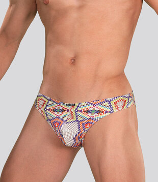 Cut4Men Low Rise Bikini Brief C4M01 Aztec Weiß