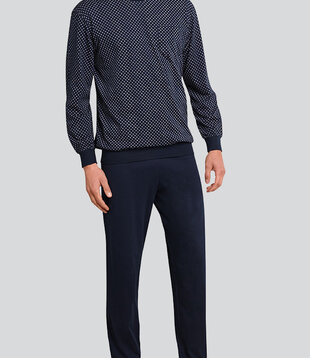 Schiesser Pyjama Long 620 Marine