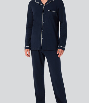 Schiesser Pyjama Long 296 Marine