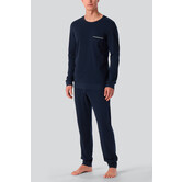 Schiesser Pyjama Long 295 Navy