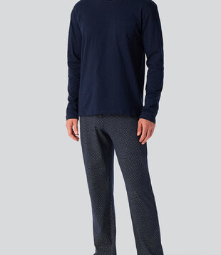 Schiesser Pyjama Long 633 Marine
