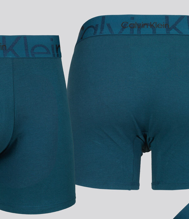 Calvin Klein Boxer Brief NB3300 Embossed Icon Turquoise