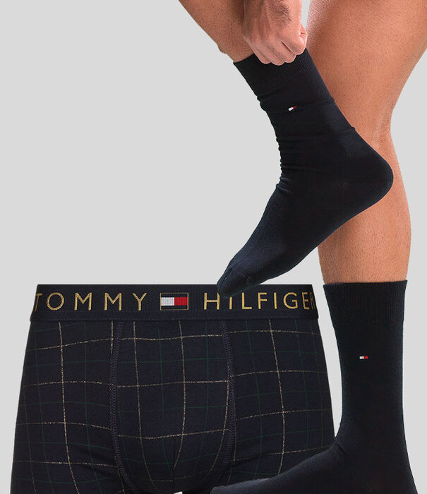 Tommy Hilfiger Trunk & Sock Set 996 Marine