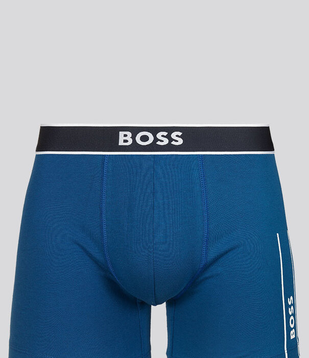 Boss Boxer Brief 075 24 Logo Blue