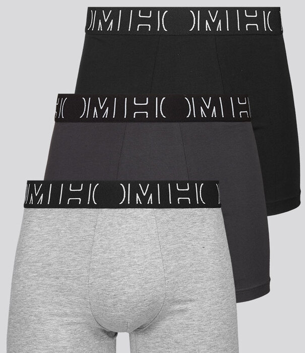 Hom Long Boxer Brief 3-Pack 769 Patrick Grey
