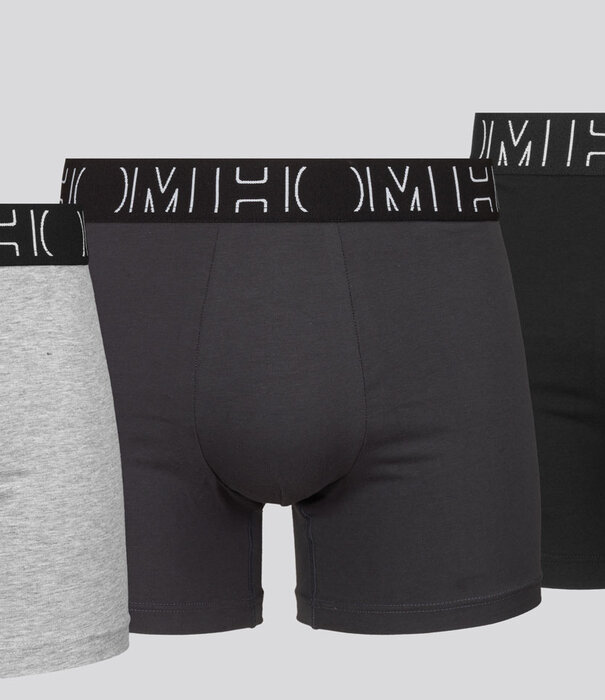 Hom Long Boxer Brief 3-Pack 769 Patrick Grey