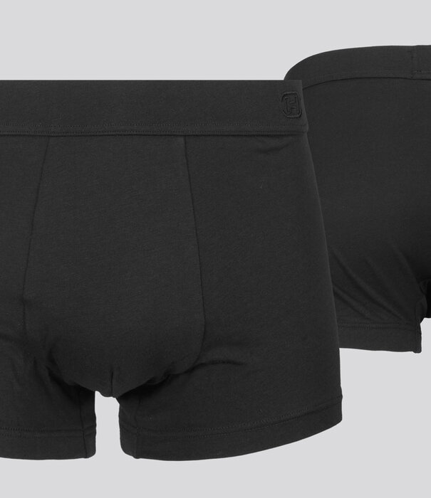 Hom Comfort Boxer Brief 449 Supreme Cotton Black