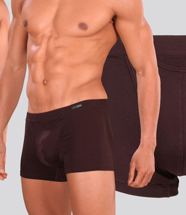 Hom Comfort Boxer Brief HO1 465 Tencel Soft Burgunderrot