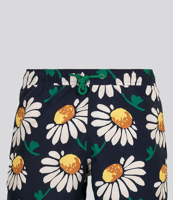 Bjorn Borg Print Swim Short 792 Navy Oxeye Multi Blauw