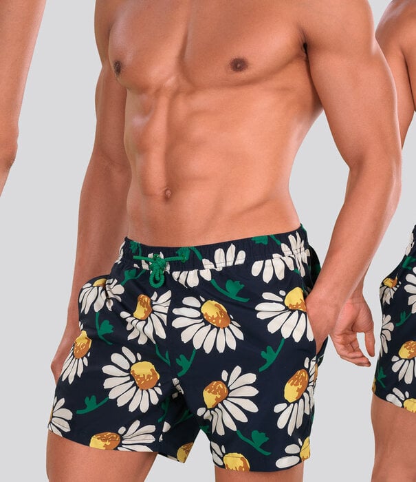 Bjorn Borg Print Swim Short 792 Navy Oxeye Blue