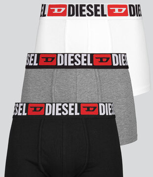 Diesel Damien Boxershort 3-Pack DDAI Wit/Zwart/Grijs