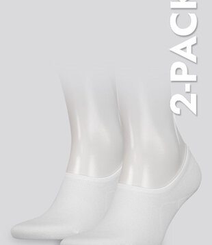 Tommy Hilfiger Footie Socks 2-Pack 001 Weiß