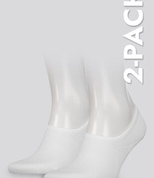Tommy Hilfiger Footie Socks 2-Pack 001 Wit