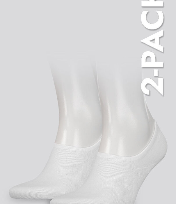 Tommy Hilfiger Footie Socks 2-Pack 001 Weiß