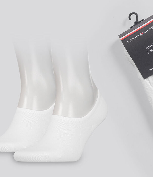 Tommy Hilfiger Footie Socks 2-Pack 001 Weiß
