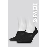 Tommy Hilfiger Footie Socks 2-Pack 001 Schwarz