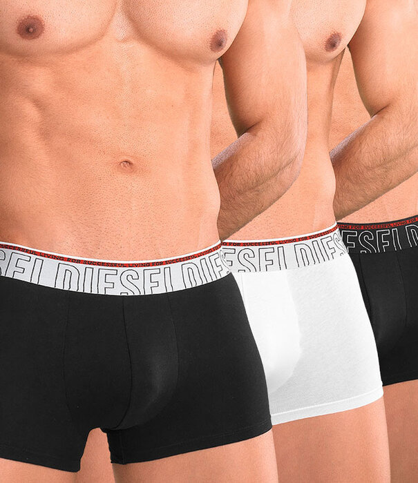 Diesel Damien Boxershort 3-Pack PCAE Schwarz/Weiß