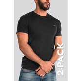 Diesel Randal Round Neck T-Shirt 2-Pack LDAS Zwart