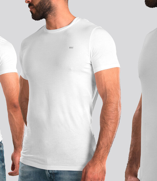 Diesel Randal Round Neck T-Shirt 2-Pack LDAS Wit