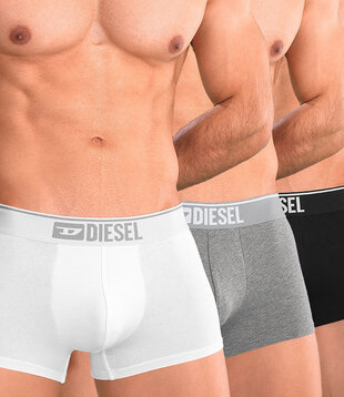 Diesel Damien Boxershort 3-Pack GDAC Wit/Zwart/Grijs