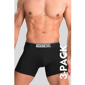 Diesel Sebastian Long Boxershort 3-Pack GDAC Zwart