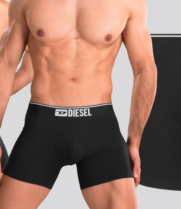 Diesel Sebastian Long Boxershort 3-Pack GDAC Schwarz