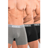 Diesel Sebastian Long Boxershort 3-Pack GDAC Black/Grey