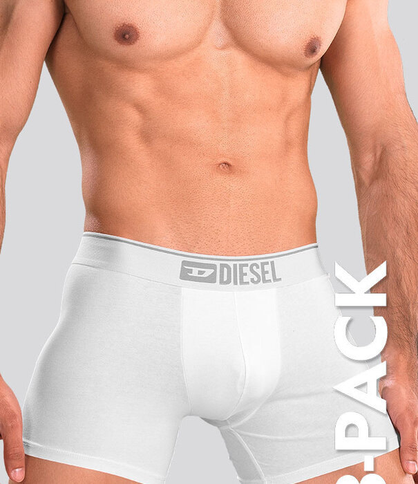 Diesel Sebastian Long Boxershort 3-Pack GDAC White