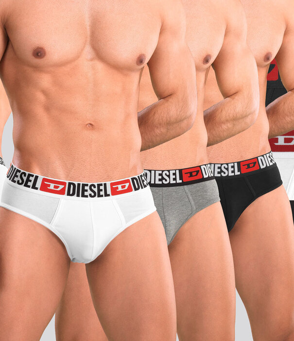 Diesel Andre Slip 3-Pack DDAI Wit/Zwart/Grijs