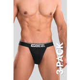 Diesel Jockstrap 3-Pack GDAC Schwarz