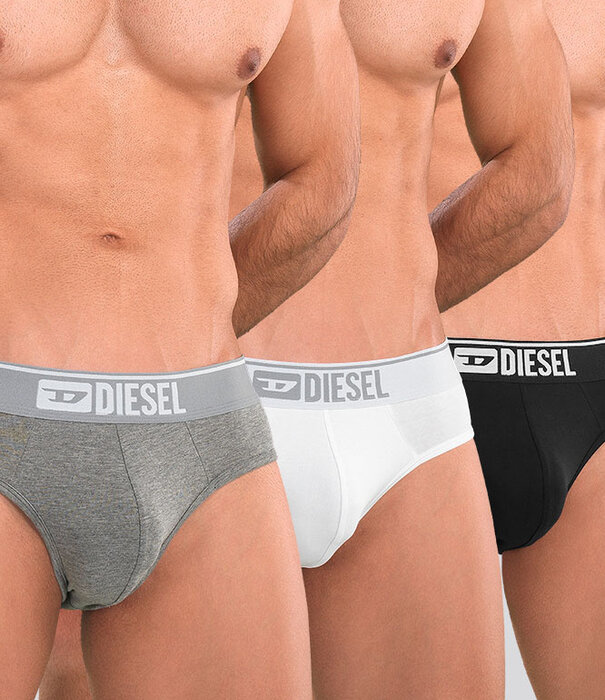 Diesel Andre Slip 3-Pack GDAC Wit/Zwart/Grijs