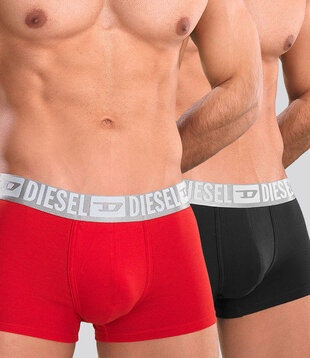 Diesel Steel Band Damien Boxershort 2-Pack SFAU Rot