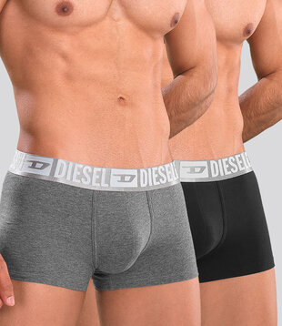 Diesel Steel Band Damien Boxershort 2-Pack SFAU Grey