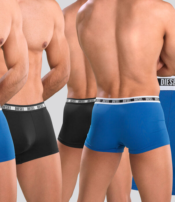 Diesel Microfiber Boxershort 2-Pack EFAZ Multi Blauw