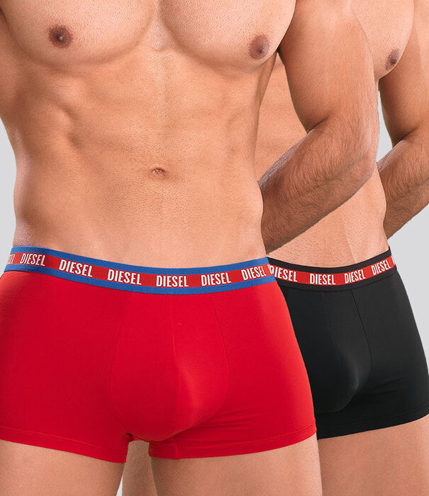 Diesel Microfiber Boxershort 2-Pack EFAZ Multi Rood (151)