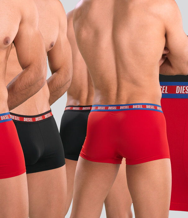 Diesel Microfiber Boxershort 2-Pack EFAZ Multi Rood (151)