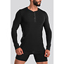 Schiesser Retro Rib Longsleeve Shirt 019 Black