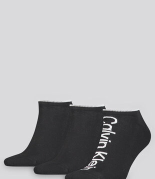 Calvin Klein Athleisure Sneakers Socks 3-Pack 724 Zwart