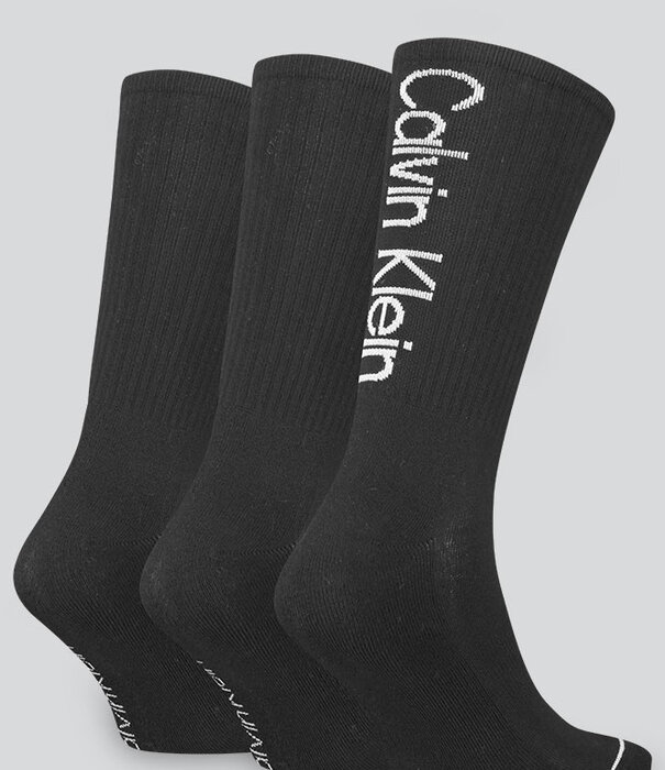 Calvin Klein Athleisure Socks 3-Pack 725 Zwart