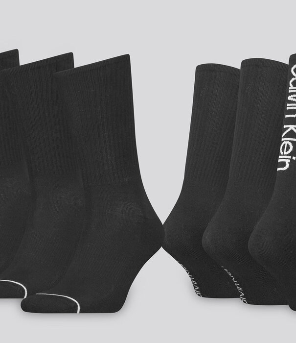 Calvin Klein Athleisure Socks 3-Pack 725 Zwart