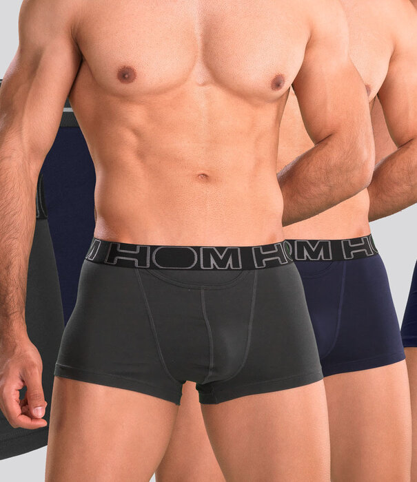 Hom HO1 Boxerlines Boxer Brief 2-Pack 405 Grijs/Blauw