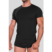 Hom Supreme Cotton Crew Neck T-Shirt 330 Zwart