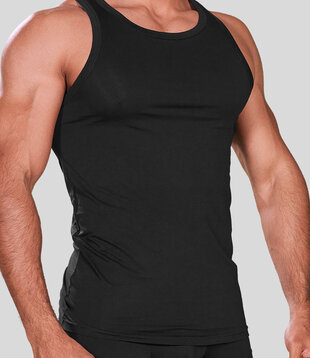 Hom Supreme Cotton Tanktop 332 Zwart