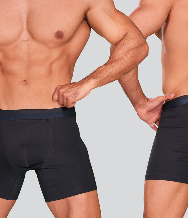 Hom HO1 Long Boxer Brief 519 Navy