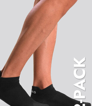 Bjorn Borg Performance Steps Socks 2-Pack 1391 Schwarz