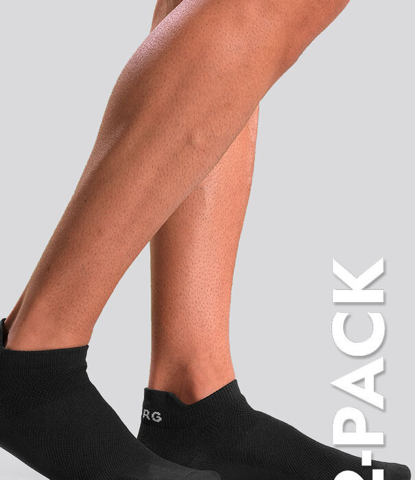 Bjorn Borg Performance Steps Socks 2-Pack 1391 Zwart