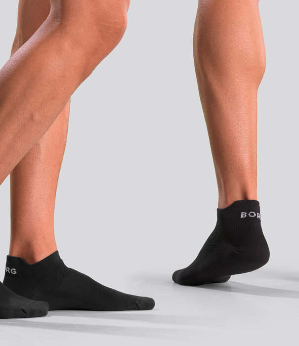Bjorn Borg Performance Steps Socks 2-Pack 1391 Zwart