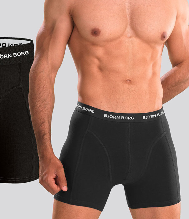 Bjorn Borg Essential Boxershort 3-Pack 1024 Zwart